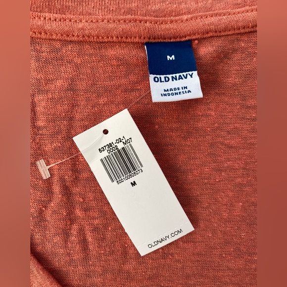 Old Navy Women’s Oversized V-Neck Linen-Blend Tunic T-Shirt Size M - Picture 8 of 10